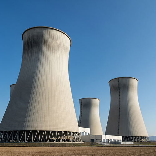 Industrial setup showing ozone in cooling tower for water treatment efficiency